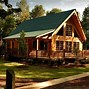 Image result for Small Log Cabin with Porch