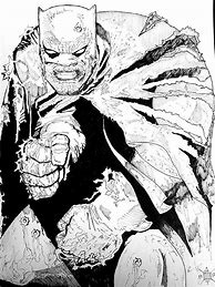 Image result for Frank Miller Batman Black and White