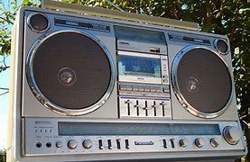 Image result for Old Boombox