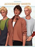Image result for Sims 4 Male Accessories CC Vest