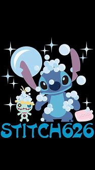 Image result for Pink and Blue Stitch Wallpaper