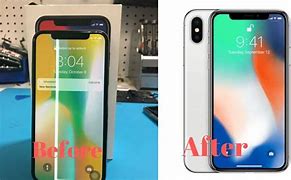 Image result for iPhone X White Cracked
