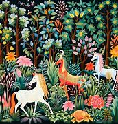 Image result for Cartoon Unicorn Painting