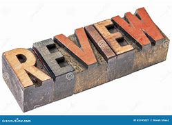 Image result for Review Black and White Word