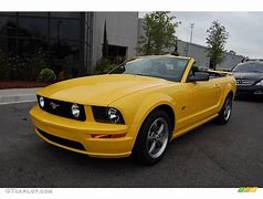 Image result for ford mustang gt 2005 in yellow