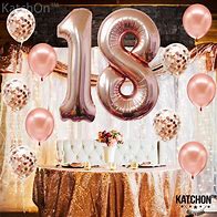 Image result for 18 Balloons Rose Gold