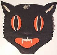 Image result for Halloween Black Cat Cartoon