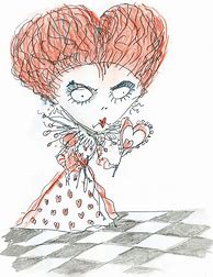 Image result for Alice in Wonderland Tim Burton Drawings