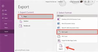 Image result for How to Convert OneNote to PDF