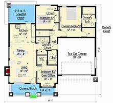 Image result for Simple One Story House Floor Plans