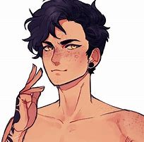Image result for Curly Hair Anime Boy