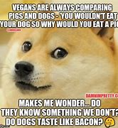Image result for Dog Food Vegan Burger Meme