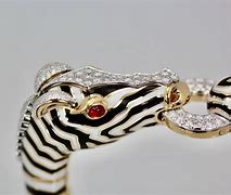 Image result for David Webb Zebra Bracelet