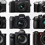 Image result for Sony Mirrorless Comparison Chart