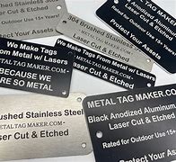 Image result for Industrial Metal Tags