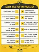 Image result for Some Safety Rules Signs