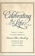 Image result for Celebration of Life Printable Memory Cards
