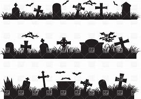 Image result for halloween graveyard silhouettes