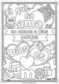 Image result for Dios ES Amor Para Colorear