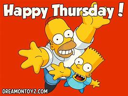 Image result for Happy Thursday Cartoon Characters