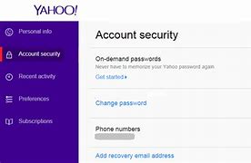 Image result for Yahoo! Mail Password Reset
