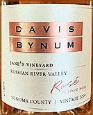 Image result for Davis Bynum Pinot Noir Bynum Rochioli