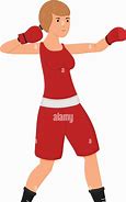Image result for Cartoon Boxing Woman