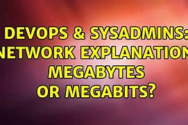 Image result for Megabits or Megabytes