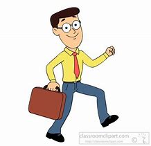 Image result for Man with Suitcase Cartoon