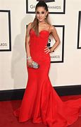 Image result for Ariana Grande Red Carpet Dress