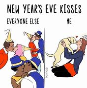 Image result for New Year's Eve Kiss Meme