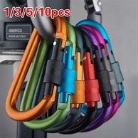 Image result for Carabiner Clip Key Chain Hook