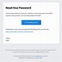 Image result for Password Reset Sample Message