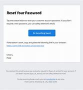 Image result for Forgot Your Password Warning Email Templates