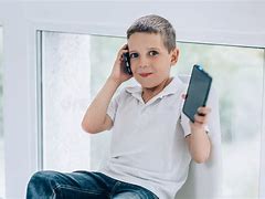 Image result for Boy On Fixed Phone
