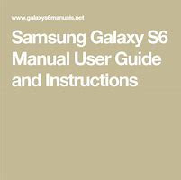 Image result for Samsung Galaxy S6 User Manual