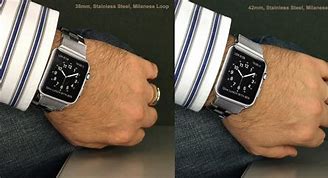 Image result for Apple Watch 38 vs 42Mm