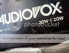 Image result for Audiovox Amp 772