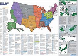 Image result for Map of Air Force Bases with Lodging