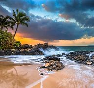 Image result for Beach Sunrise Hawaii