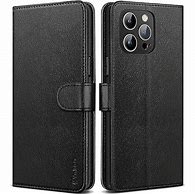 Image result for Leather iPhone 13 Case with Card Holder