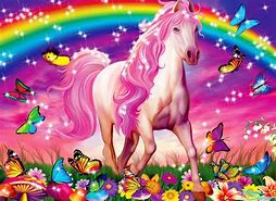 Image result for Magical Unicorn and Rainbows