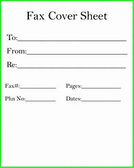 Image result for Basic Fax Cover Sheet Blank Printable