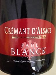 Image result for Paul Blanck Cremant d'Alsace Auxerrois