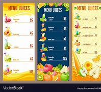 Image result for Fruit Juice Menu Board Template