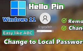Image result for Windows 11 Hello Pin