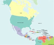 Image result for North America Map Countries List