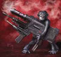 Image result for Monkey Gun Meme
