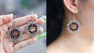 Image result for Simple Seed Bead Earrings