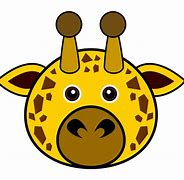 Image result for Cute Giraffe Face Clip Art